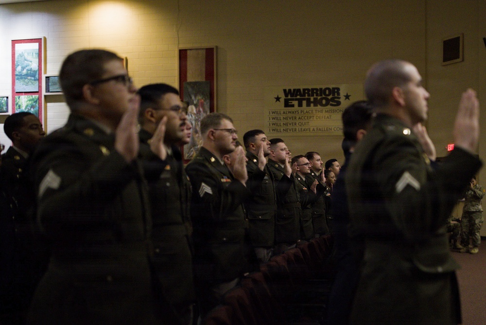 2-18 FAR NCO Induction Ceremony