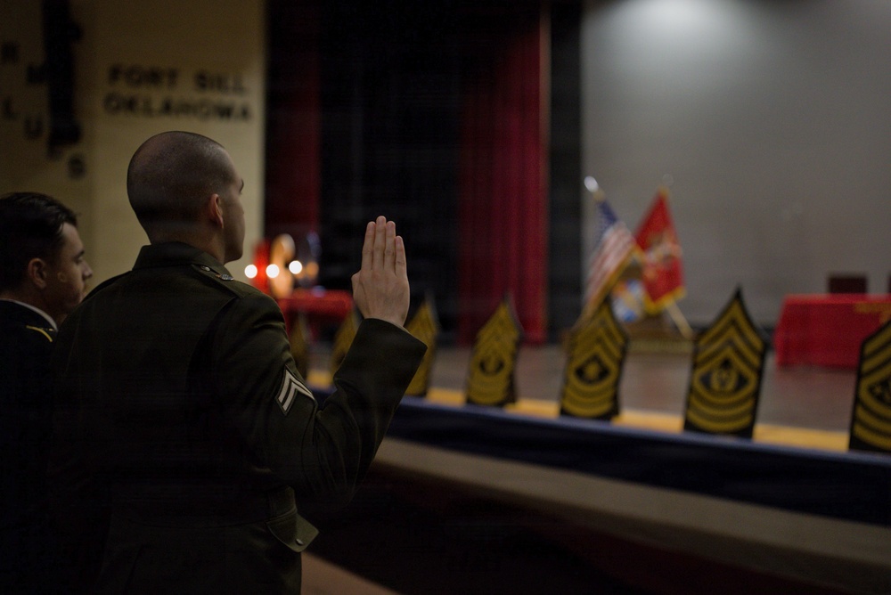 2-18 FAR NCO Induction Ceremony