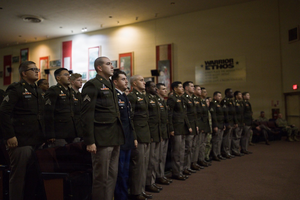 2-18 FAR NCO Induction Ceremony