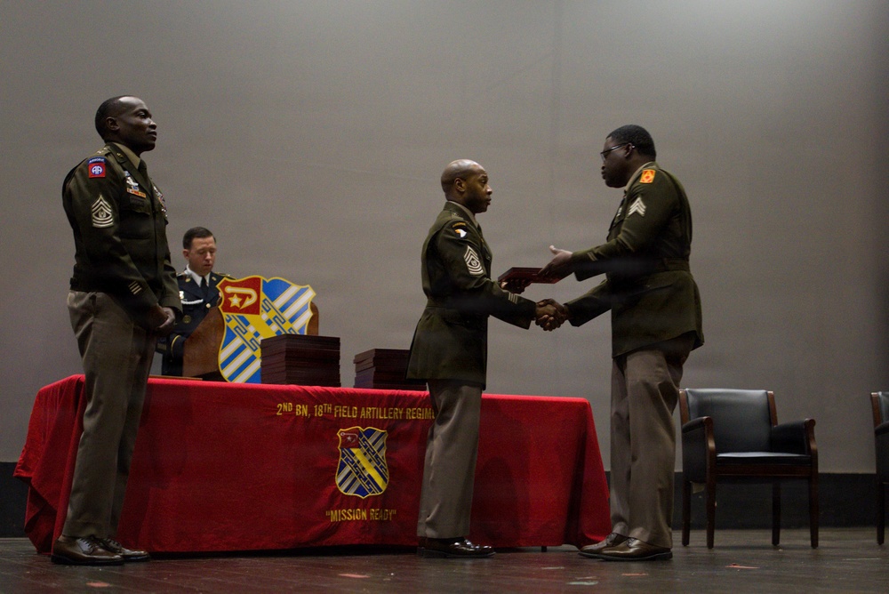 2-18 FAR NCO Induction Ceremony