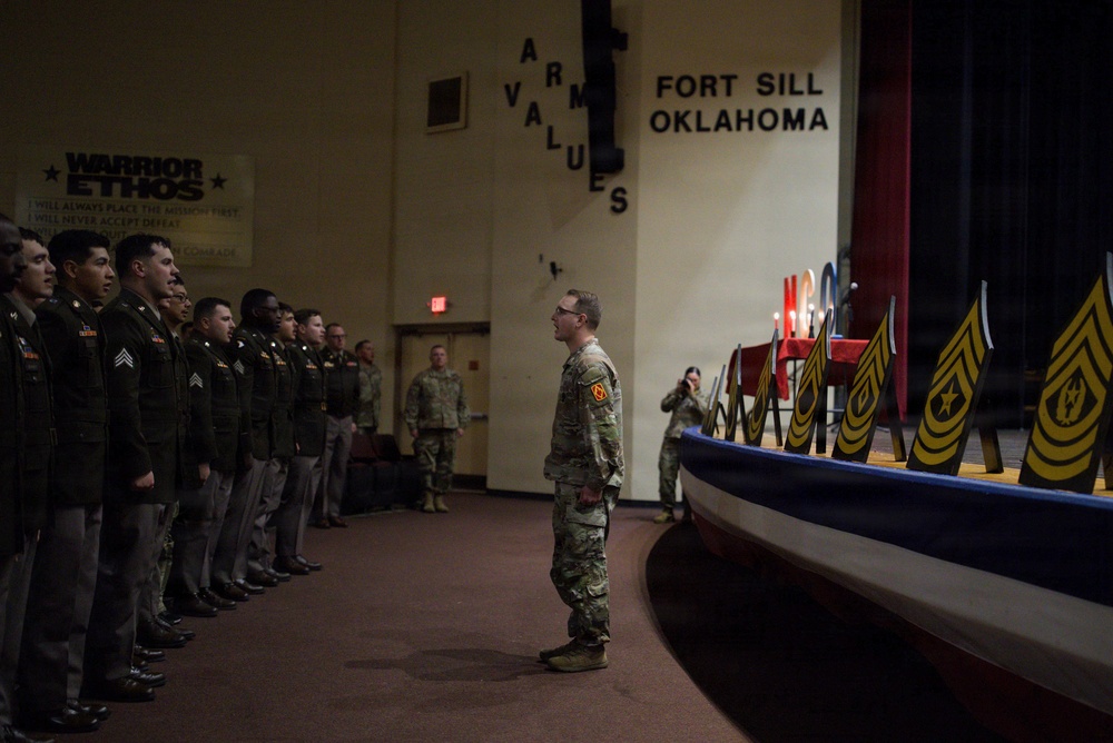 2-18 FAR NCO Induction Ceremony