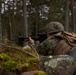 U.S. Marines patrols a training area while in the Baltic Sea