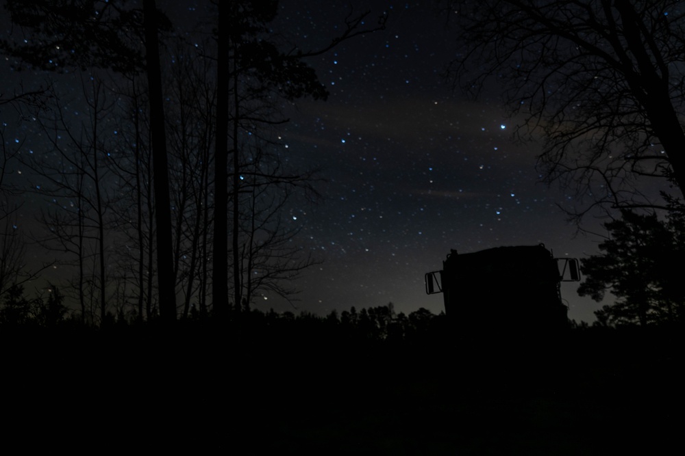 U.S. Marines conduct joint drone operations while in the Baltic Sea