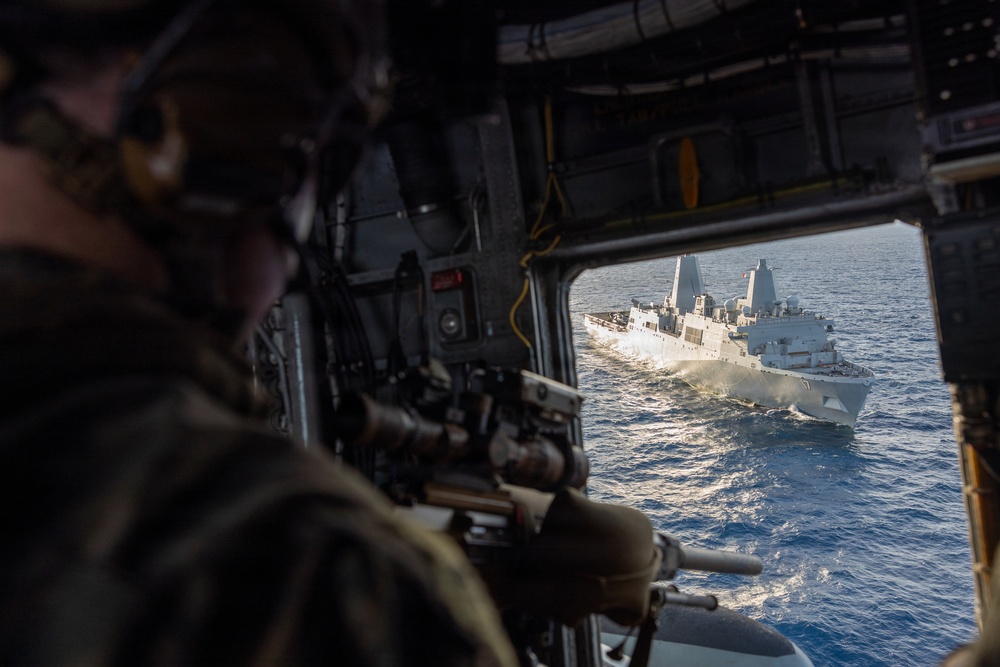 22nd MEU(SOC) | MSPF Trains Aboard USS San Antonio