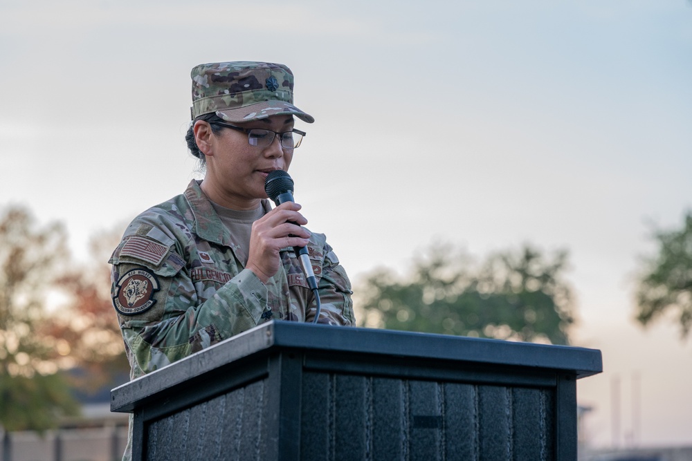 81st TRW conducts monthly retreat ceremony