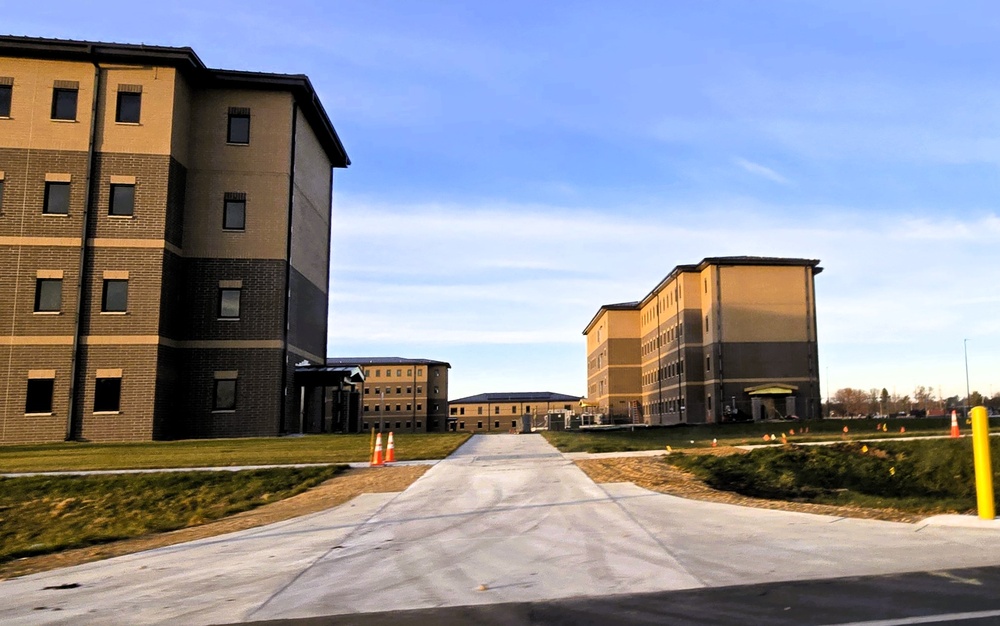 November 2025 construction operations for East Barracks Project at Fort McCoy