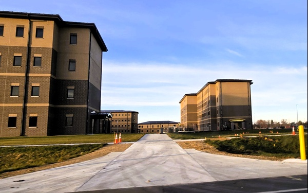 November 2025 construction operations for East Barracks Project at Fort McCoy