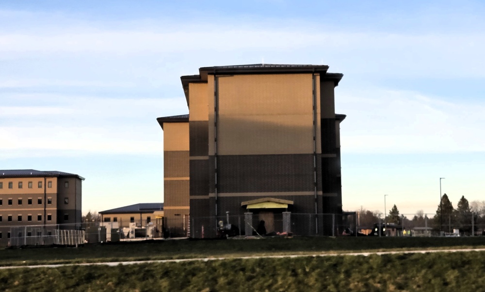 November 2025 construction operations for East Barracks Project at Fort McCoy