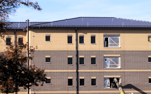 November 2025 construction operations for East Barracks Project at Fort McCoy