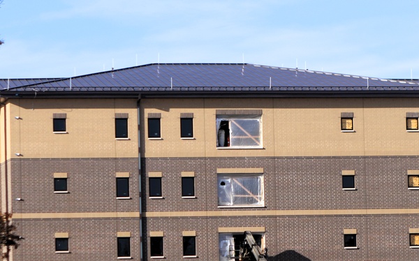 November 2025 construction operations for East Barracks Project at Fort McCoy