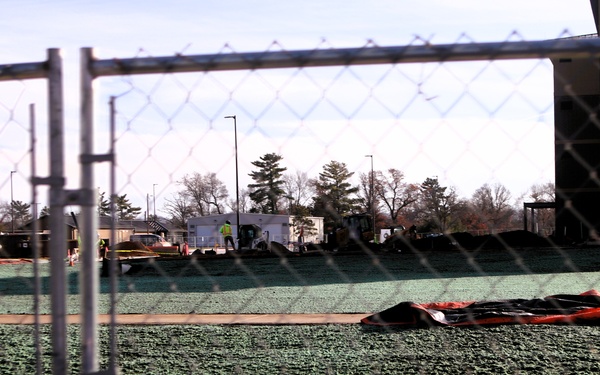 November 2025 construction operations for East Barracks Project at Fort McCoy