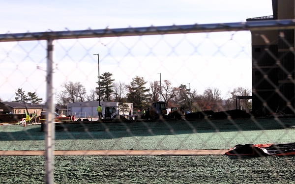 November 2025 construction operations for East Barracks Project at Fort McCoy