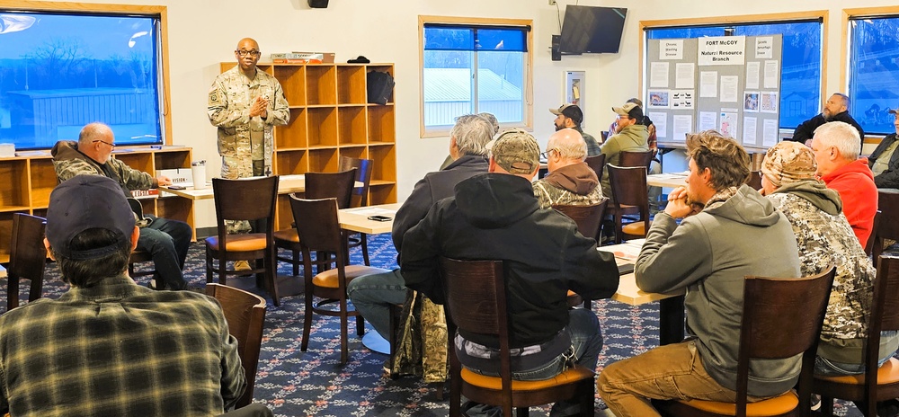 Fort McCoy holds 2025 Meet and Greet event for deer hunters at installation