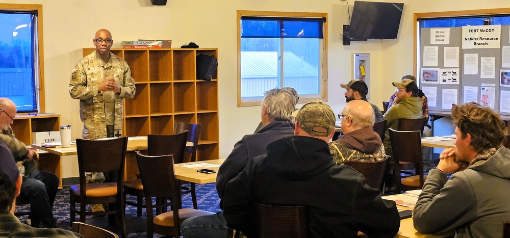 Fort McCoy holds 2025 Meet and Greet event for deer hunters at installation