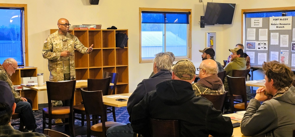 Fort McCoy holds 2025 Meet and Greet event for deer hunters at installation