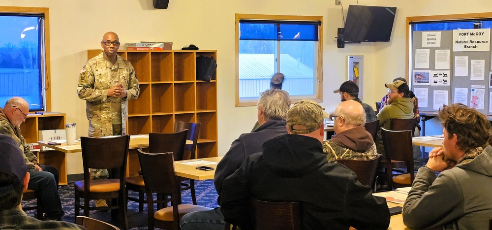 Fort McCoy holds 2025 Meet and Greet event for deer hunters at installation