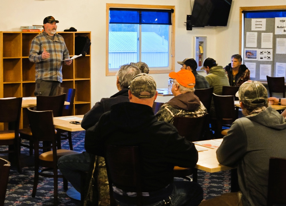 Fort McCoy holds 2025 Meet and Greet event for deer hunters at installation