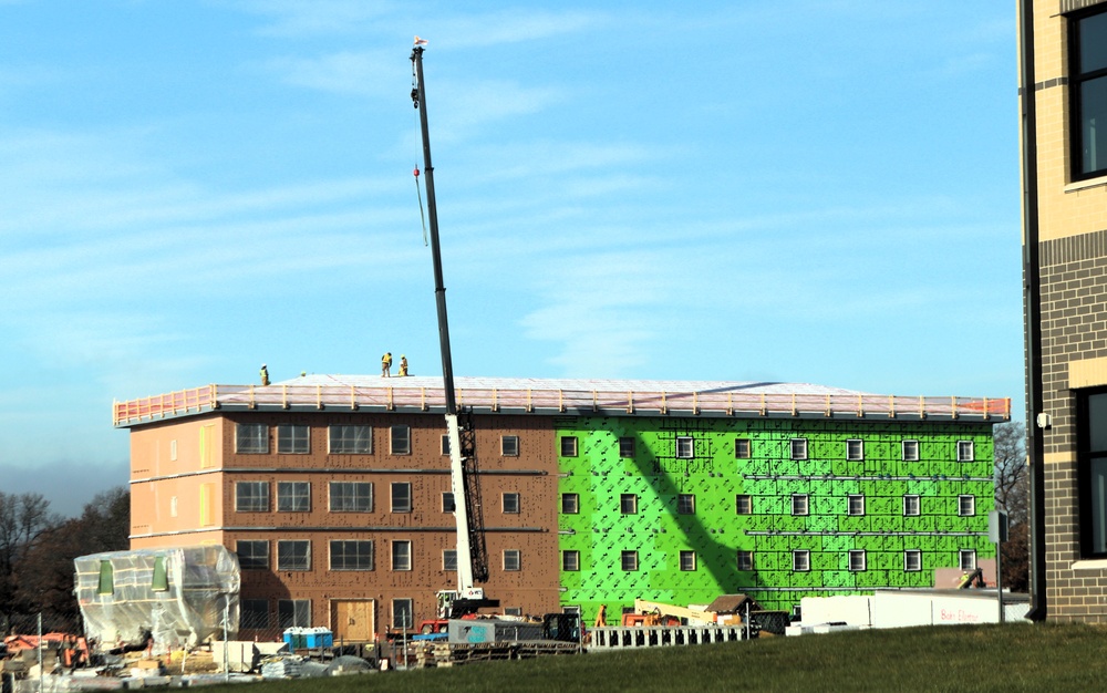 November 2025 construction operations for $55.75 million Collective Training Officers Quarters Project