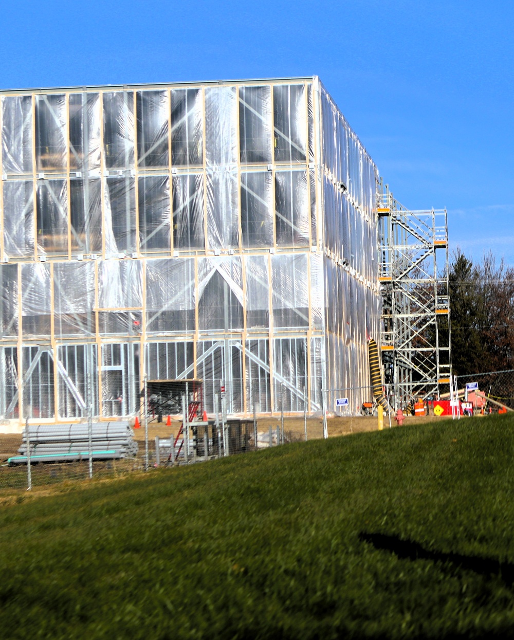 November 2025 construction operations for $55.75 million Collective Training Officers Quarters Project