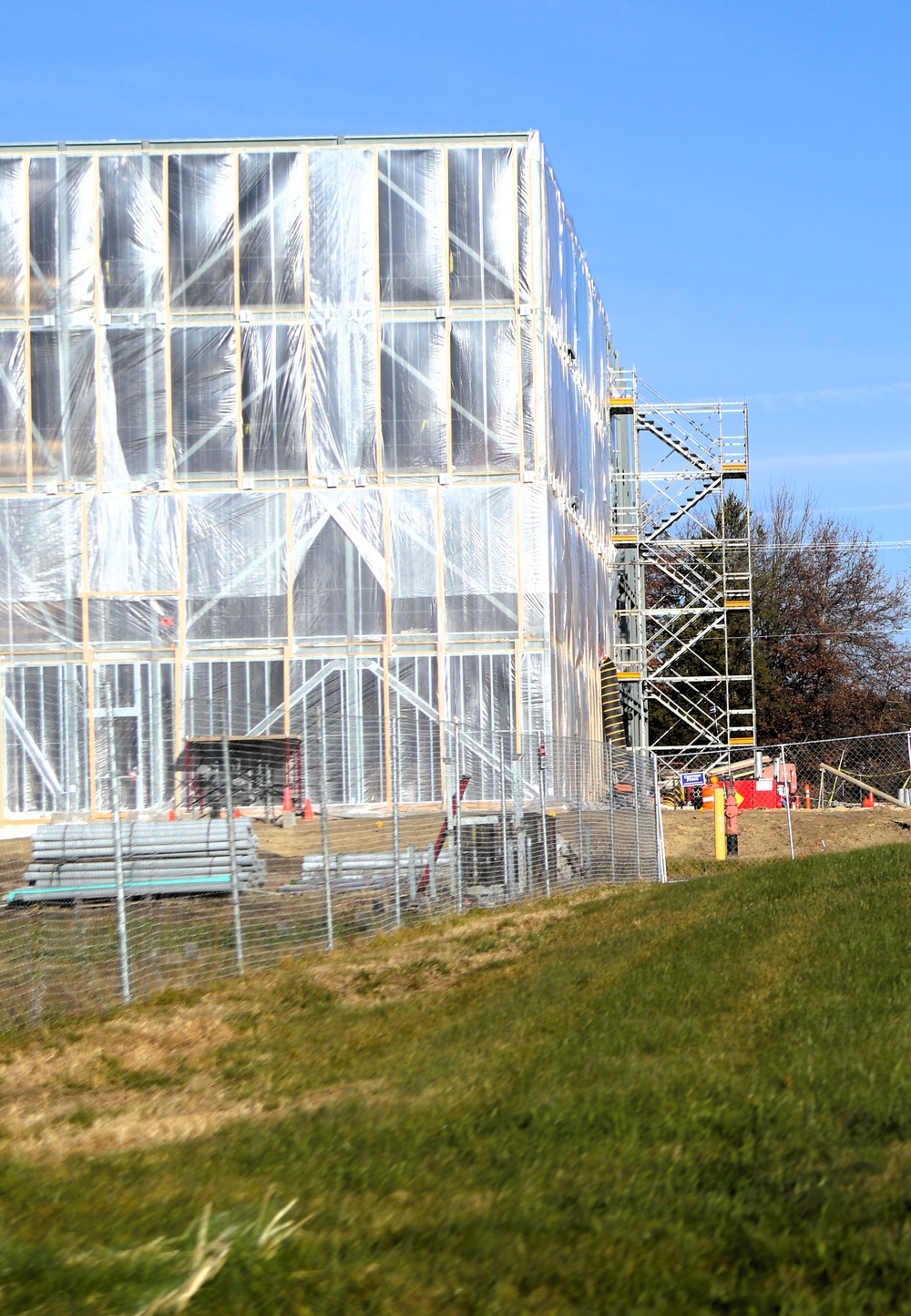 November 2025 construction operations for $55.75 million Collective Training Officers Quarters Project