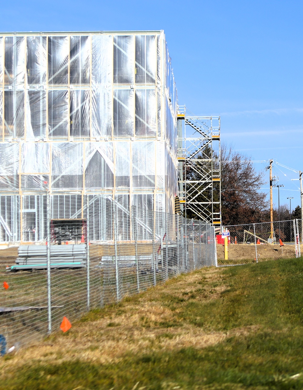 November 2025 construction operations for $55.75 million Collective Training Officers Quarters Project