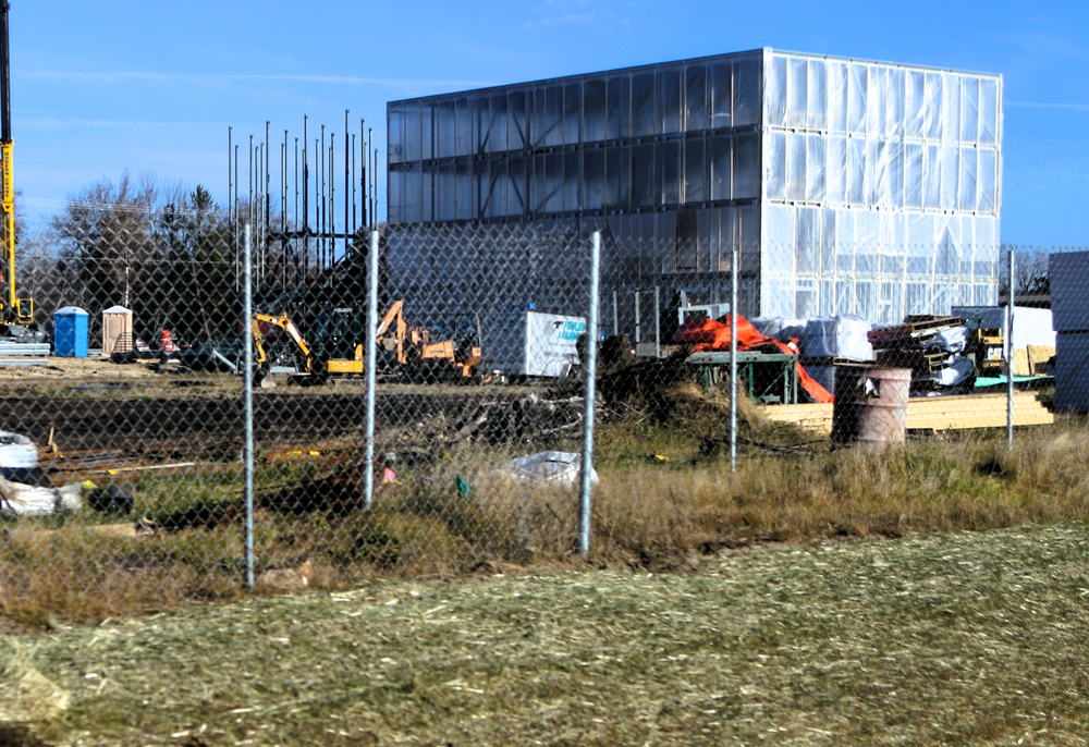 November 2025 construction operations for $55.75 million Collective Training Officers Quarters Project