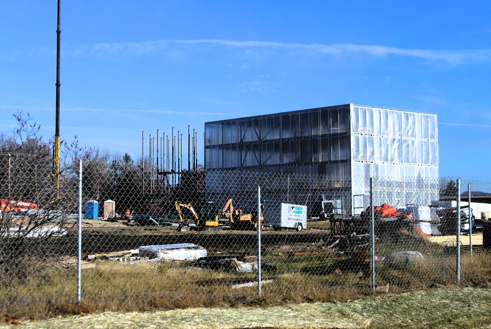 November 2025 construction operations for $55.75 million Collective Training Officers Quarters Project