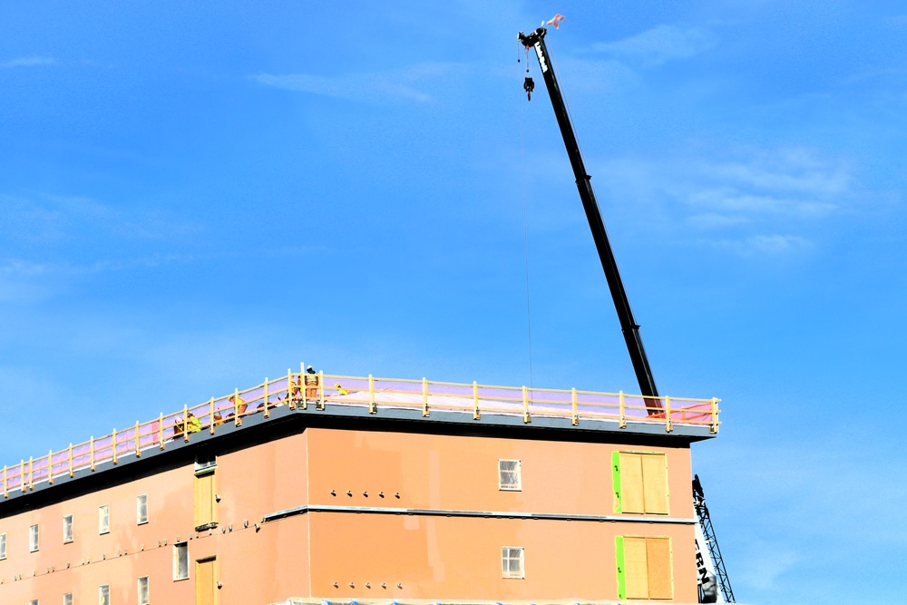 November 2025 construction operations for $55.75 million Collective Training Officers Quarters Project