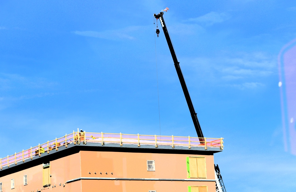 November 2025 construction operations for $55.75 million Collective Training Officers Quarters Project