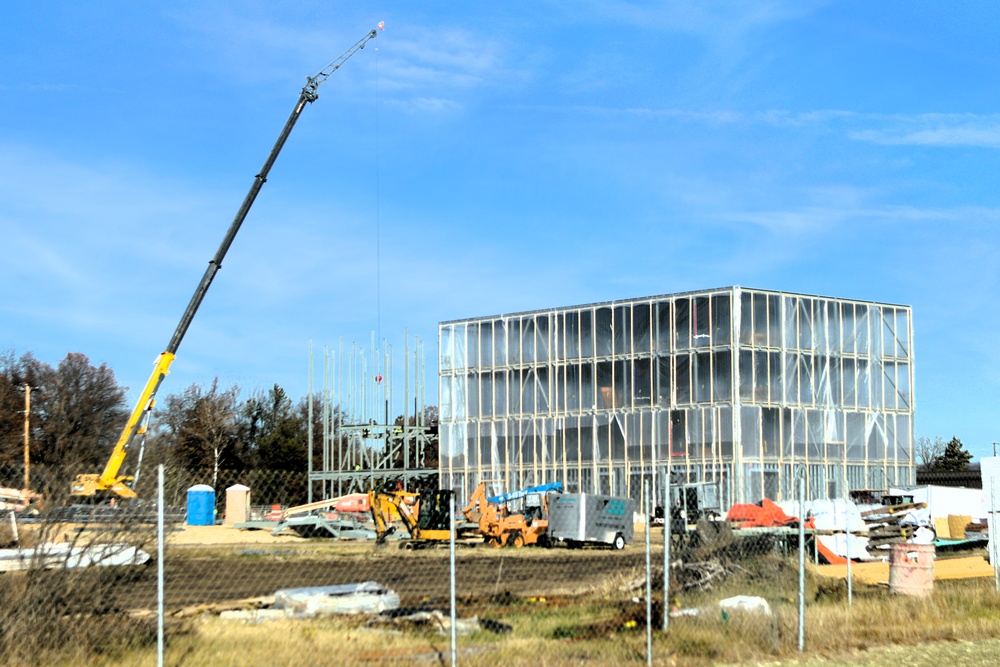 November 2025 construction operations for $55.75 million Collective Training Officers Quarters Project