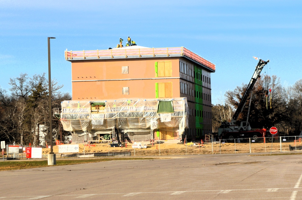November 2025 construction operations for $55.75 million Collective Training Officers Quarters Project
