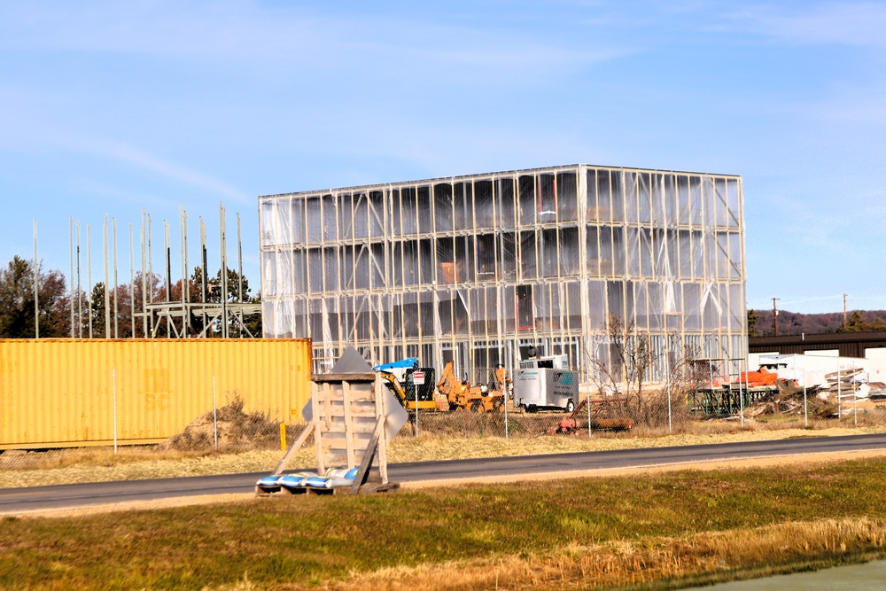 November 2025 construction operations for $55.75 million Collective Training Officers Quarters Project