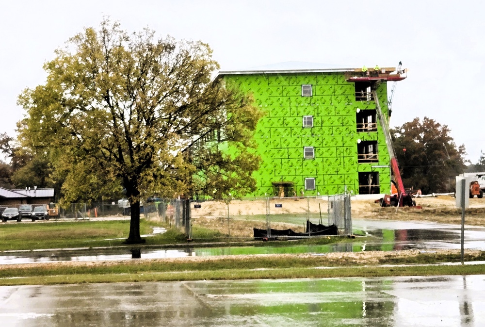 October 2025 construction operations for $55.75 million Collective Training Officers Quarters Project