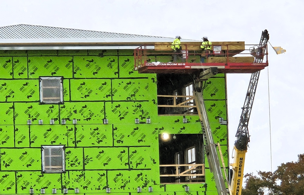 October 2025 construction operations for $55.75 million Collective Training Officers Quarters Project