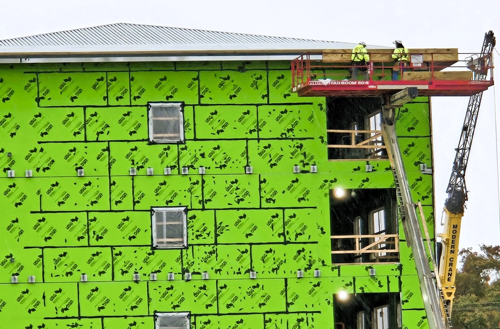 October 2025 construction operations for $55.75 million Collective Training Officers Quarters Project