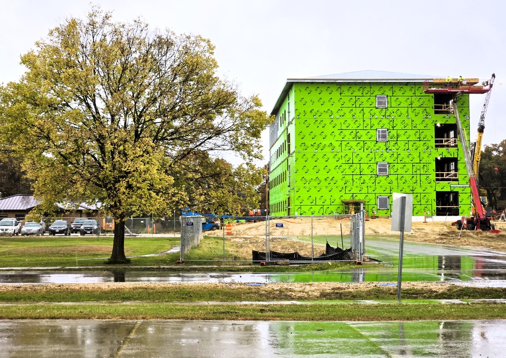 October 2025 construction operations for $55.75 million Collective Training Officers Quarters Project