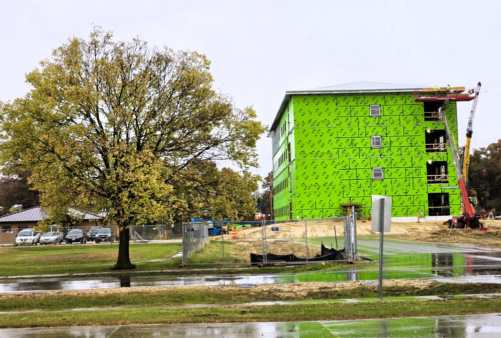 October 2025 construction operations for $55.75 million Collective Training Officers Quarters Project