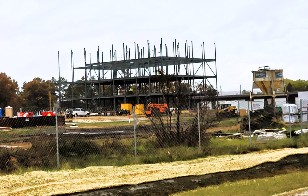 October 2025 construction operations for $55.75 million Collective Training Officers Quarters Project