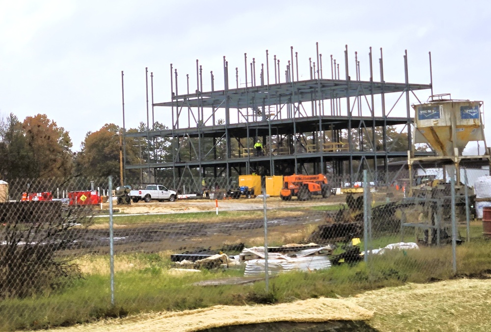 October 2025 construction operations for $55.75 million Collective Training Officers Quarters Project