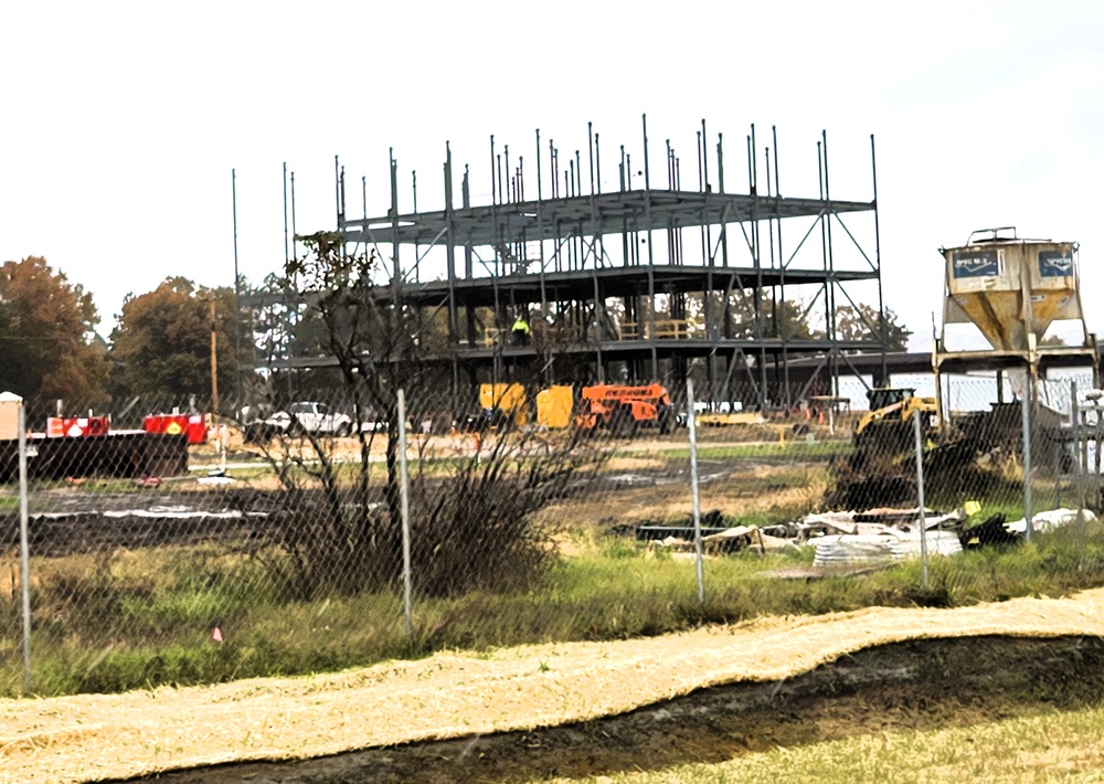 October 2025 construction operations for $55.75 million Collective Training Officers Quarters Project