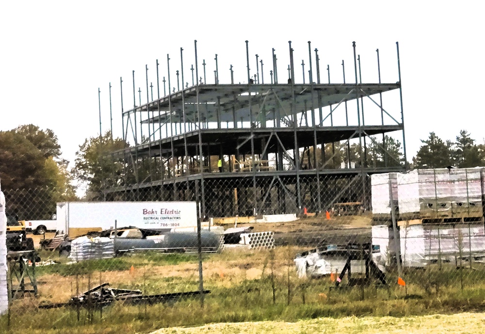 October 2025 construction operations for $55.75 million Collective Training Officers Quarters Project