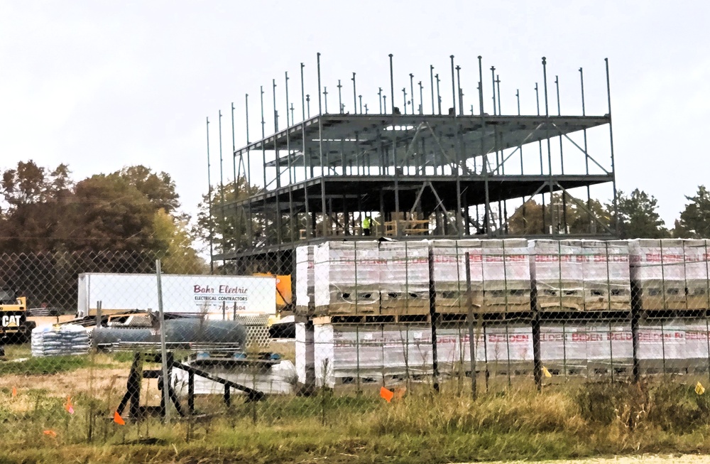 October 2025 construction operations for $55.75 million Collective Training Officers Quarters Project