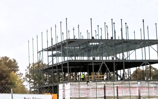 October 2025 construction operations for $55.75 million Collective Training Officers Quarters Project