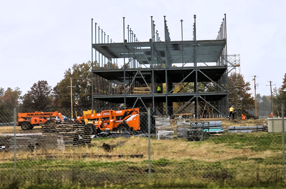 October 2025 construction operations for $55.75 million Collective Training Officers Quarters Project