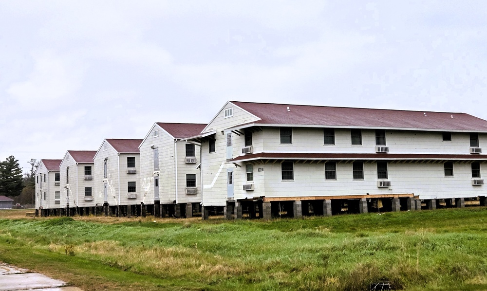 Relocation of World War II-era barracks at Fort McCoy