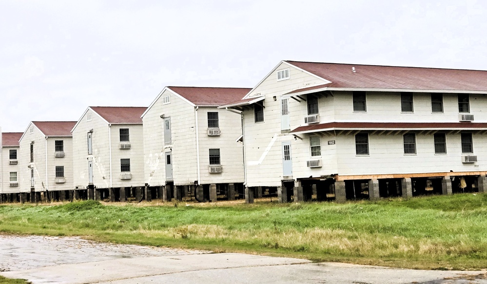 Relocation of World War II-era barracks at Fort McCoy