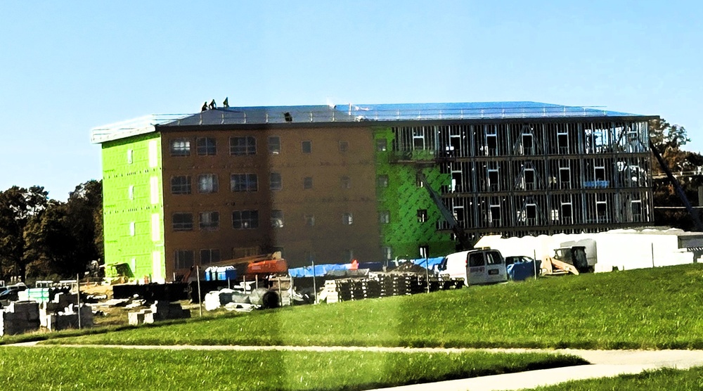 October 2025 construction operations for $55.75 million Collective Training Officers Quarters Project