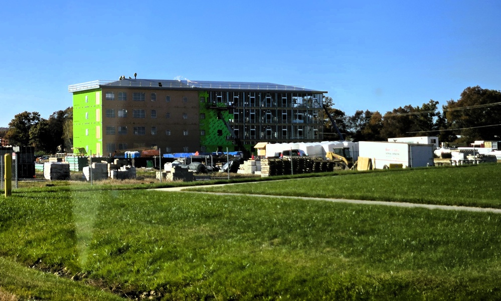 October 2025 construction operations for $55.75 million Collective Training Officers Quarters Project