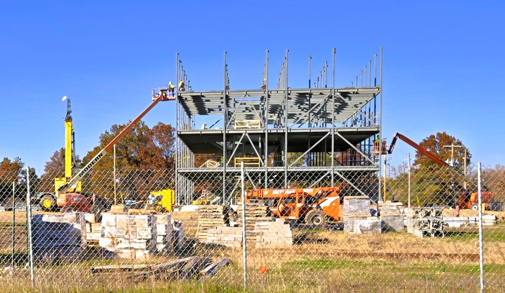 October 2025 construction operations for $55.75 million Collective Training Officers Quarters Project