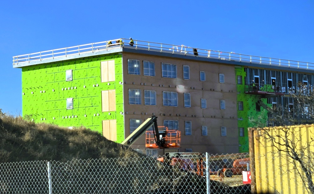 October 2025 construction operations for $55.75 million Collective Training Officers Quarters Project
